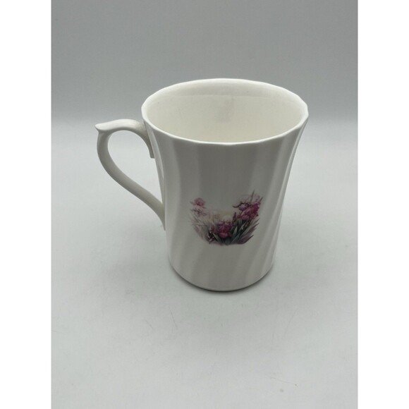 Vintage Royal Patrician Fine Bone China Pink Rose Floral Coffee Mug Tea Cup - Picture 5 of 6